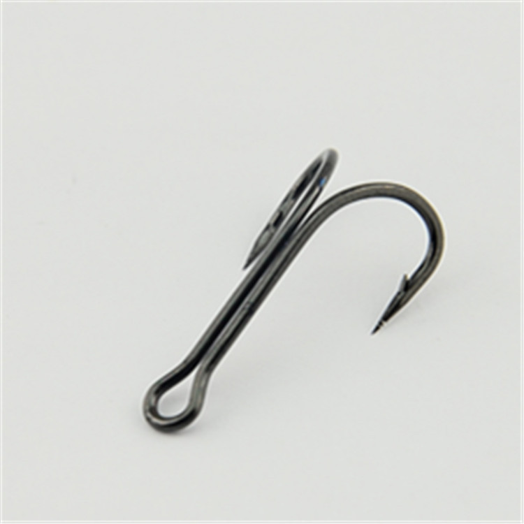 QIHU fino alambre de acero de alto carbono 9983 dos ganchos de anclaje dos ganchos de pescado de piel de rana gancho de doble cabeza púas anti-Colgante fábrica directa al por mayor