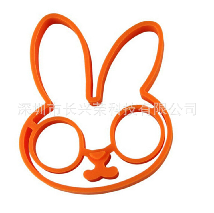 硅胶兔子煎蛋器 小白兔煎蛋模 硅胶厨具厨房用品 硅胶煎蛋模