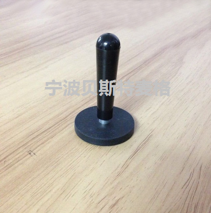 D43MM吸顶灯射灯灯具专用包胶吸盘磁性吸盘永磁强磁铁包胶吸盘