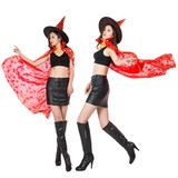 Детский плащ, черный костюм, xэллоуин