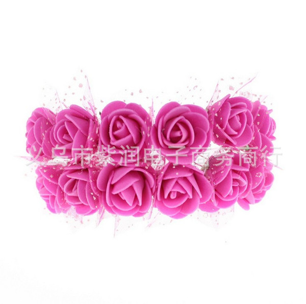Plur small rose simulation foam foam children's flower ring making…