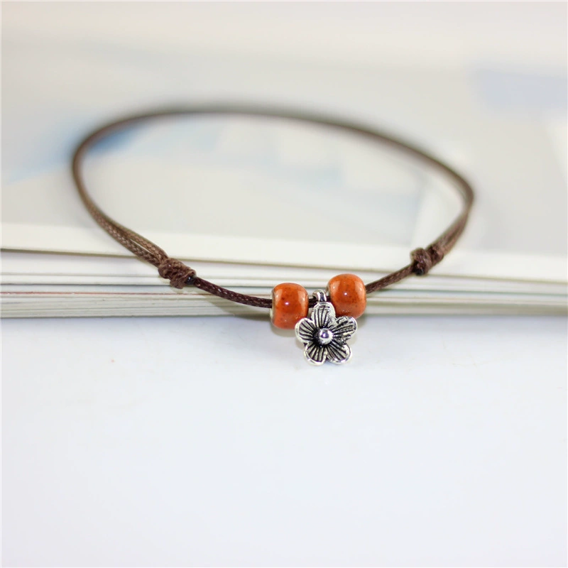 Woven fresh accessory, ethnic cleaner, ankle bracelet, ethnic style, simple and elegant design, Birthday gift, wholesale