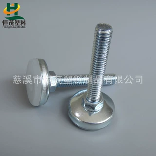 工作台调平脚减震脚 塑料地脚家具脚、支撑脚 带螺栓碳钢平衡脚