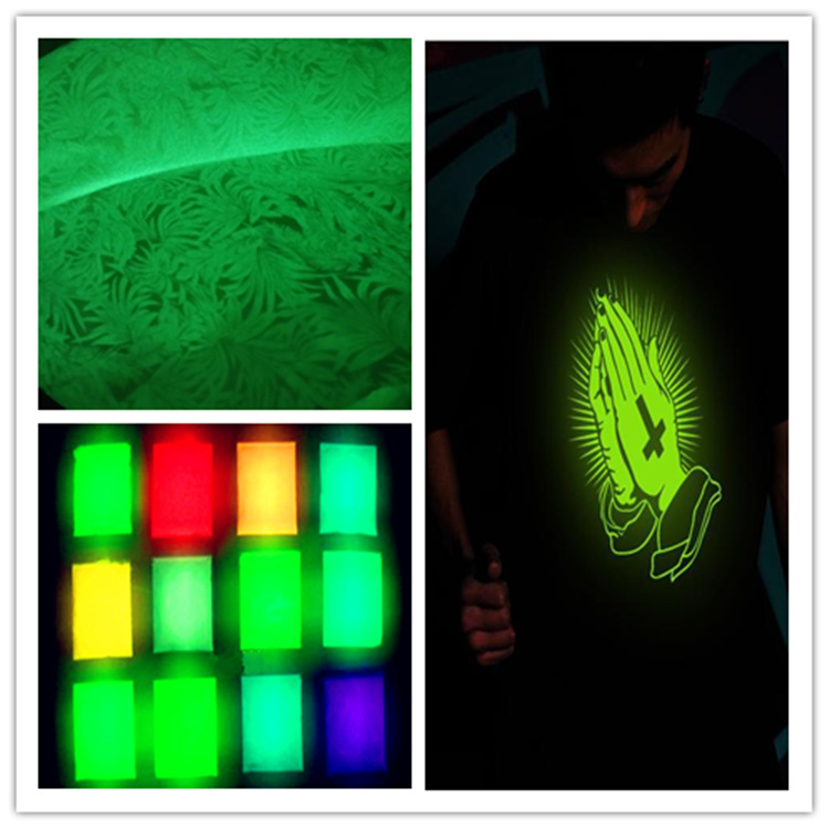 厂家直销涤纶丙纶300D纤维夜光布 涂层储光蓄能发光面料