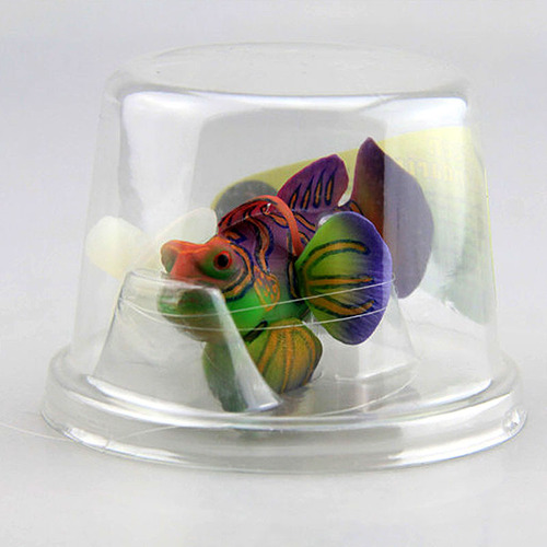 Fish tank decoration, aquarium fake frog, simulated fake fish, luminous frog fish