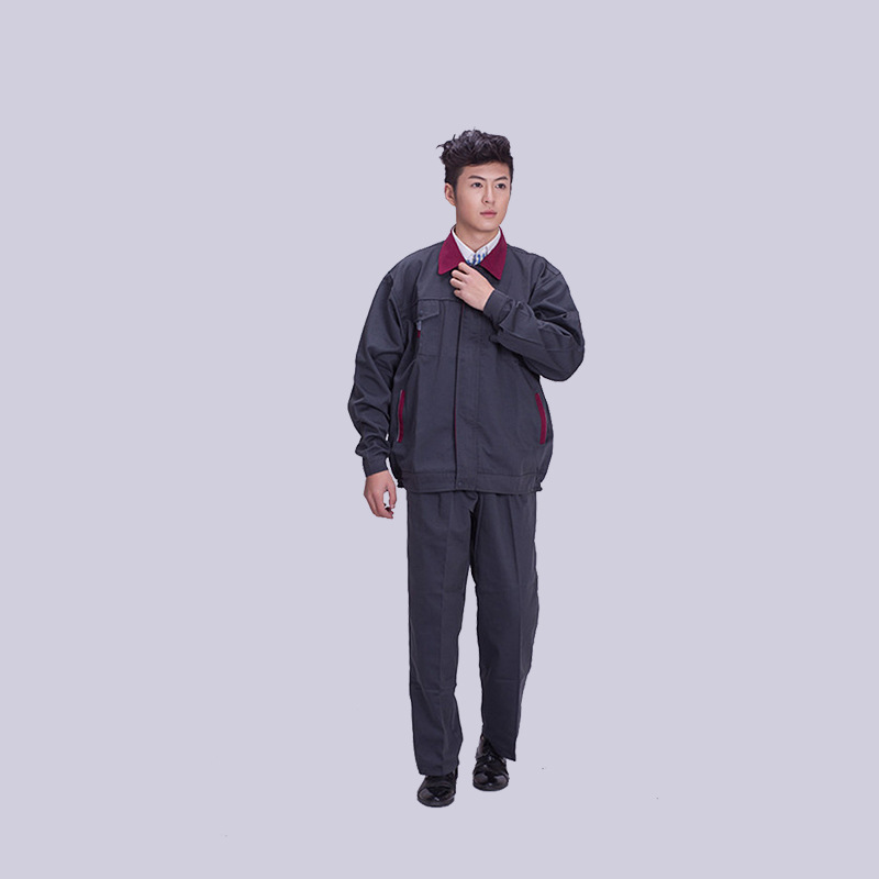 春秋劳保工作服套装  车间维修长袖工作服