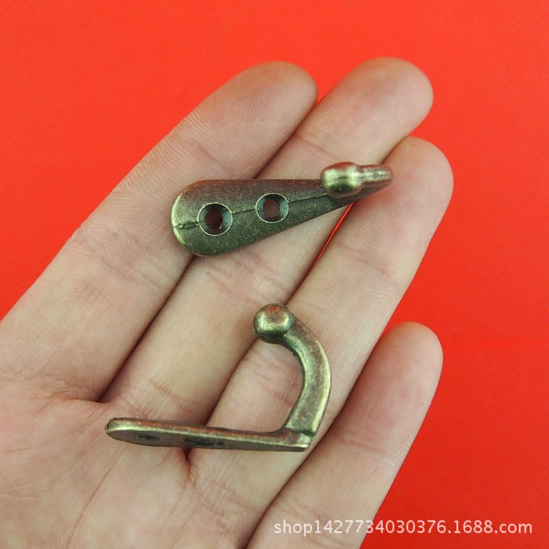 Hanging hook single hook gold imitation antique hook hanging hook hook small hook alloy hook single hook clothes hook hook special hook