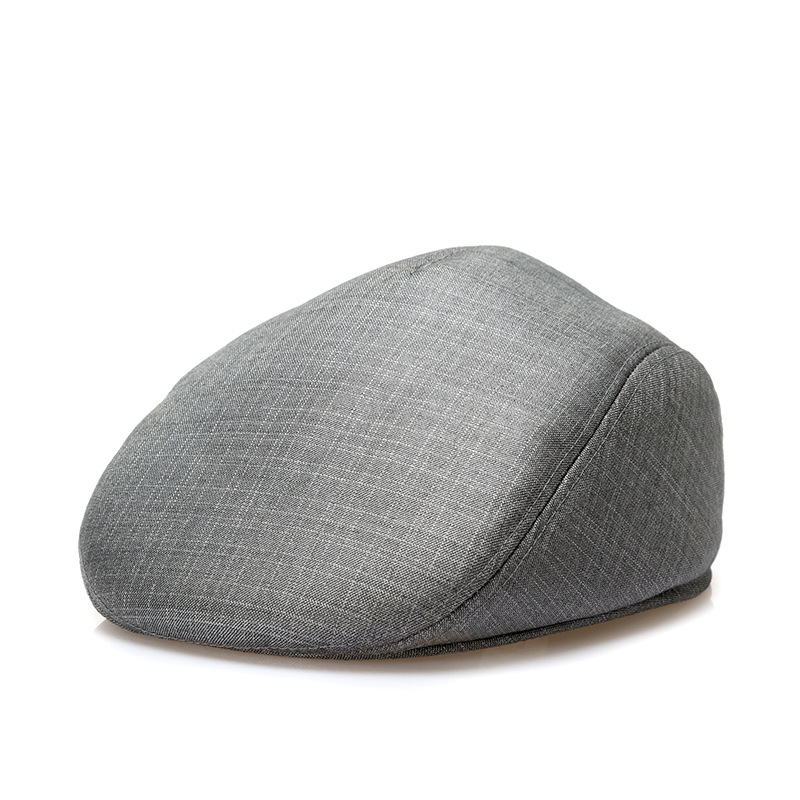 Sombrero para hombres de mediana edad y ancianos primavera y verano nuevo Lino ocio al aire libre gorra de pico sombrero de hombre al por mayor