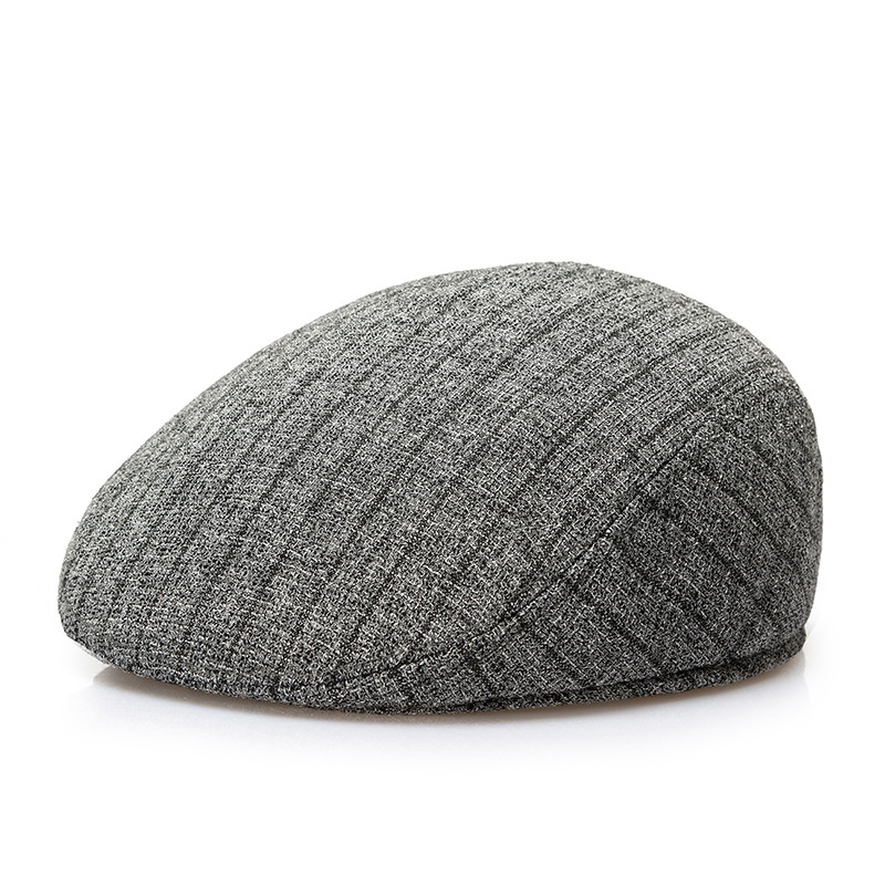Sombrero para hombres de mediana edad y ancianos primavera y verano nuevo Lino ocio al aire libre gorra de pico sombrero de hombre al por mayor