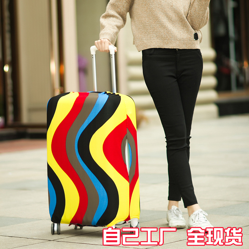 [Good quality and low price] Elastic luggage case luggage case protective cover trolley case protective cover suitcase