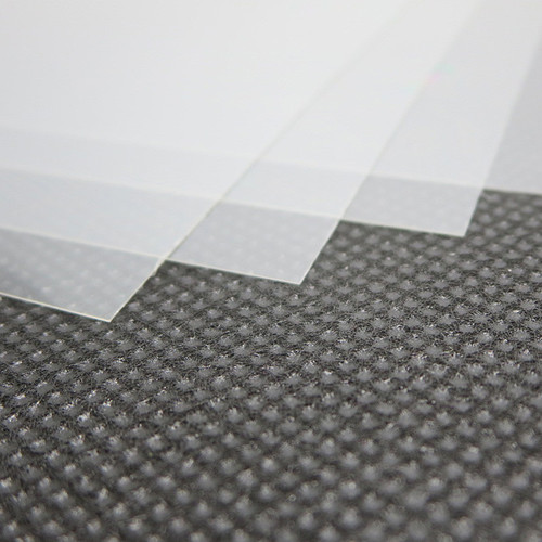 Glitter Beads Glue-on Double-Sided Iron-on Transfer Film, Transparent Plastic for DIY Glitter Beads, Iron-on Gems, and Transfer Design Materials