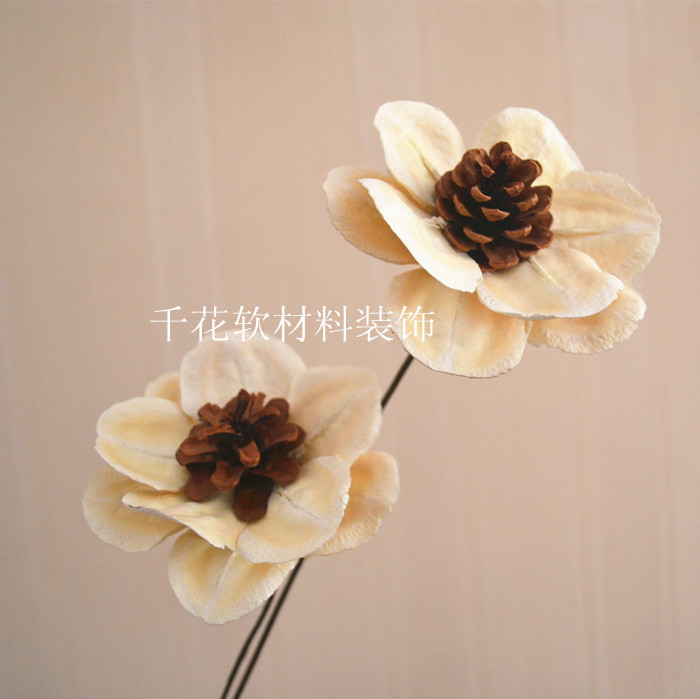 Fleur séchée gingembre femelle fleur fleur arrangement floral maison centre commercial décoration douce accessoires de tir combinaison de fleurs artificielles