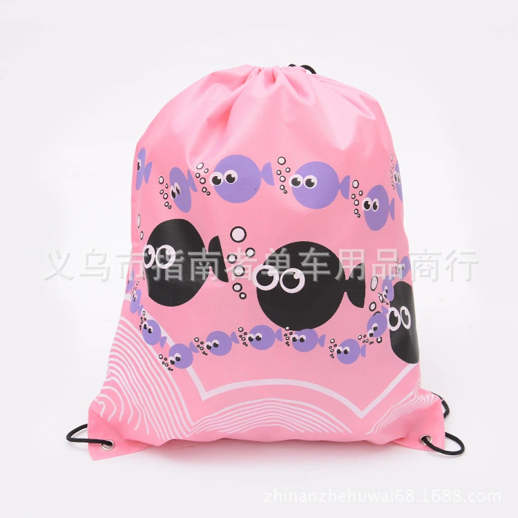 Backpack, storage bag, waterproof bag, beach shoe bag for swimming, drawstring