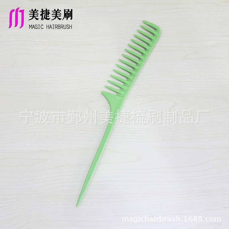 Прямые продажи с фабрики, парикмахерская расческа, обработка и настройка массажной расчески с длинной ручкой, встроенная расческа из пластикового материала
