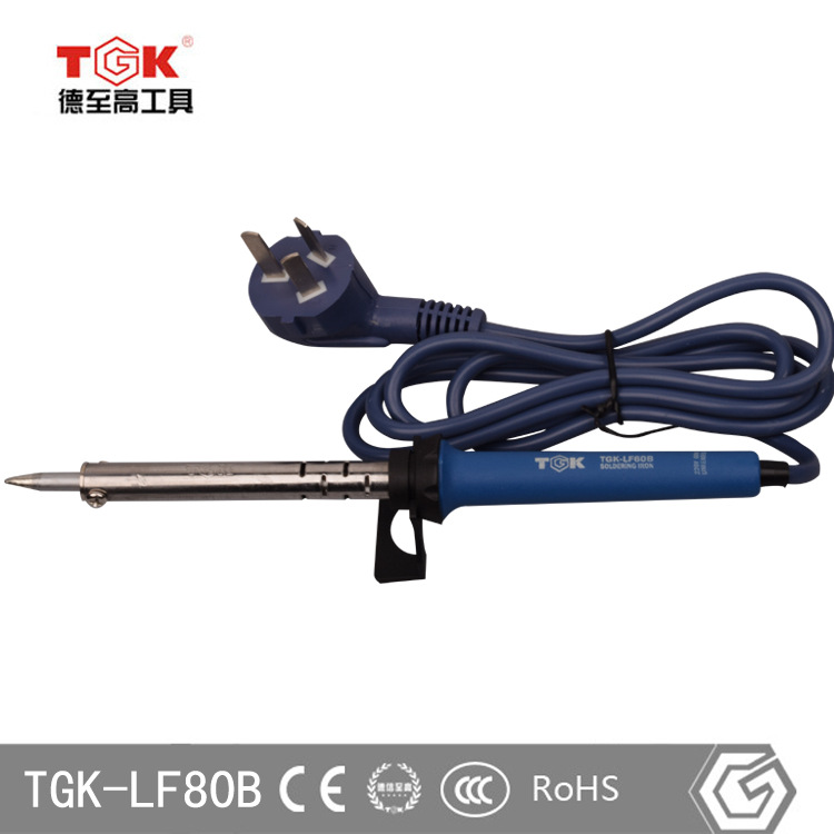 【TGK品牌】德至高TGK-LF80B电烙铁 80W 三线接地无铅恒温电烙铁