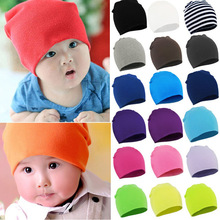 韩版男女儿童帽子宝宝套头帽春秋冬款潮婴儿胎帽针织帽包头帽糖果