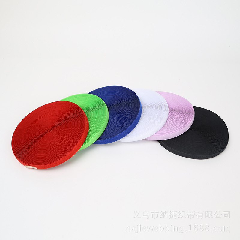 厂价神钩 全尼龙魔术贴 雌雄带黑白子母扣 粘扣带 毛刺