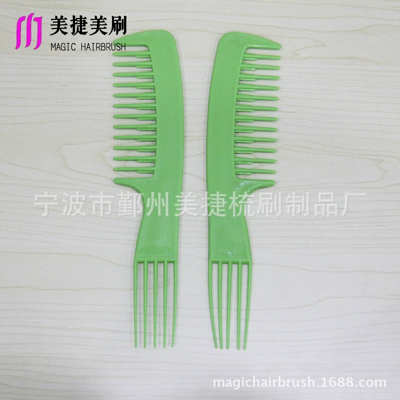 Прямые продажи с фабрики, готовые пластиковые расчески по индивидуальному заказу, расчески с ручкой, расчески для волос, легко чистящиеся расчески для волос, оптовая продажа