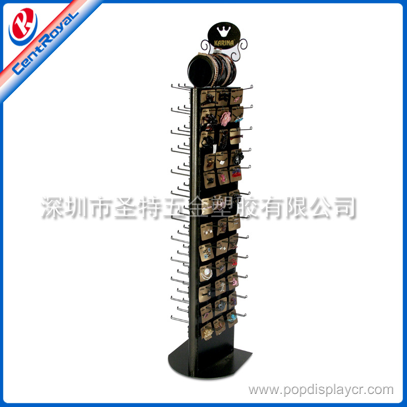 铁制头花头饰展示架 发圈发饰架 悬挂式首饰精品展示架