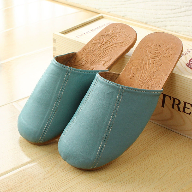 Новые домашние тапочки из овчины на весну-осень 2018 года, повседневные, унисекс, оптом от производителя, дышащие, удобные