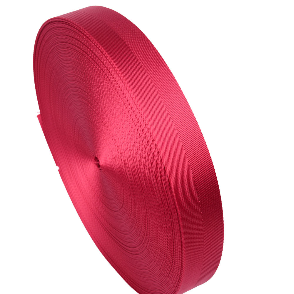 现货 大红色 3.8cm 3.2cm 1寸 尼龙 单人字带 锦纶织带 背包带