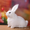 Animal model, rabbit, children's jewelry, toy handmade, Birthday gift, white rabbit