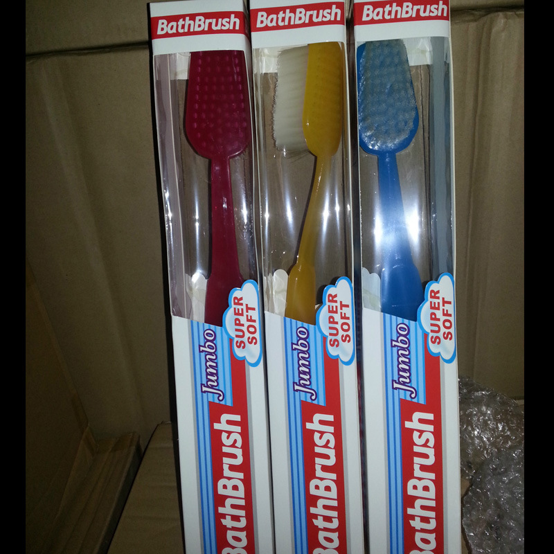 Cepillo de dientes de forma grande cepillo de baño colgante cepillo de baño