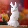 Animal model, rabbit, children's jewelry, toy handmade, Birthday gift, white rabbit