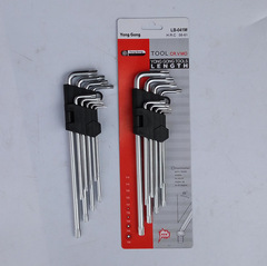 Supplying Cross-shaped and Flower-shaped Inner Hex Wrenches, Long and Extended Types, LinYi YuanHong Hardware Tools