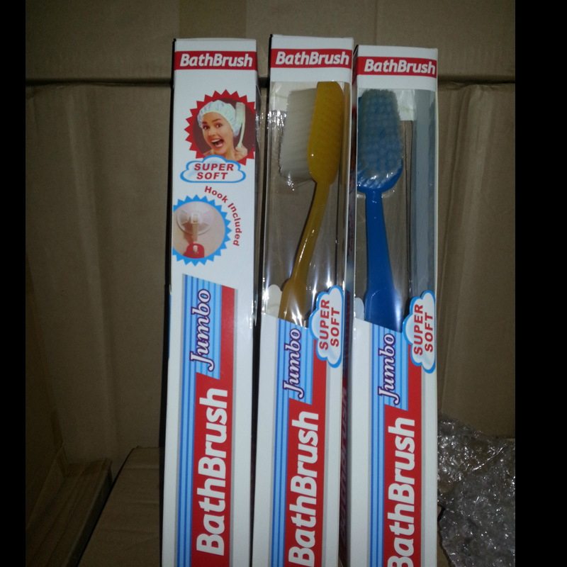 Cepillo de dientes de forma grande cepillo de baño colgante cepillo de baño