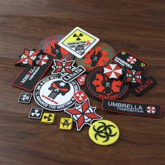 一件代發魔術貼戶外背包貼軍迷臂章肩章紅旗貼章國旗徽章批發