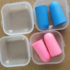 Wholesale box-packed sound insulation noise reduction eco-friendly slow rebound noise-cancelling earplugs sleep earplugs foam earplugs