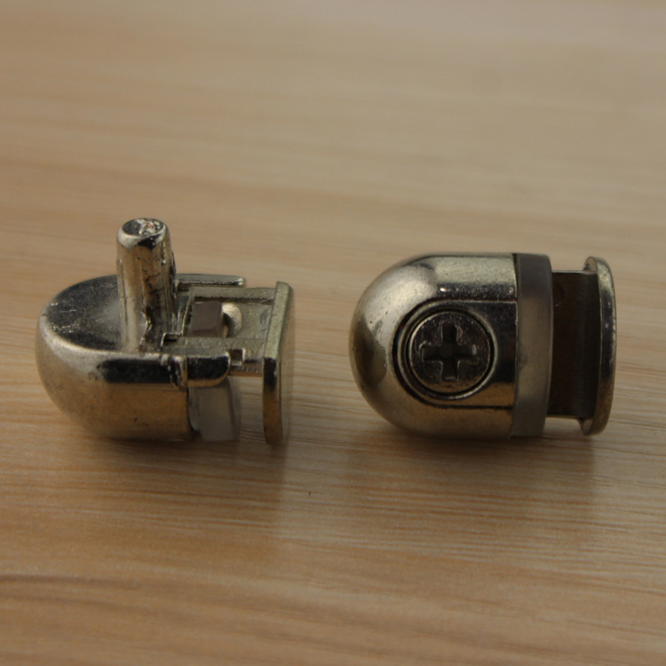 Aleación de zinc clip de vidrio de tamaño pequeño clip de vidrio clip de estante clip fijo soporte de vidrio G-4301 de soporte de estante