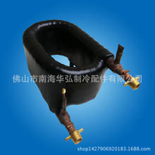 6P套管式换热器 热泵配件 空气能热交换器 空调冷凝器 蒸发器