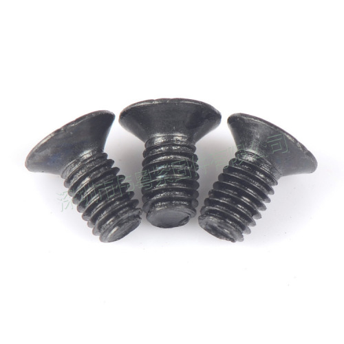 KM carbon steel black countersunk head screw cross recessed flat head screw GB819 electronic small screw manufacturer M2M3M5M6
