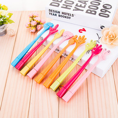 P-0193創意文具 可愛圓珠筆 卡通手勢廣告筆 彎曲手指筆批發