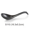 Yangge small spoon frosted more Japanese tableware spoon noodle turtle -dertine martial amine imitation porcelain long -handed long -handle spoon logo wholesale