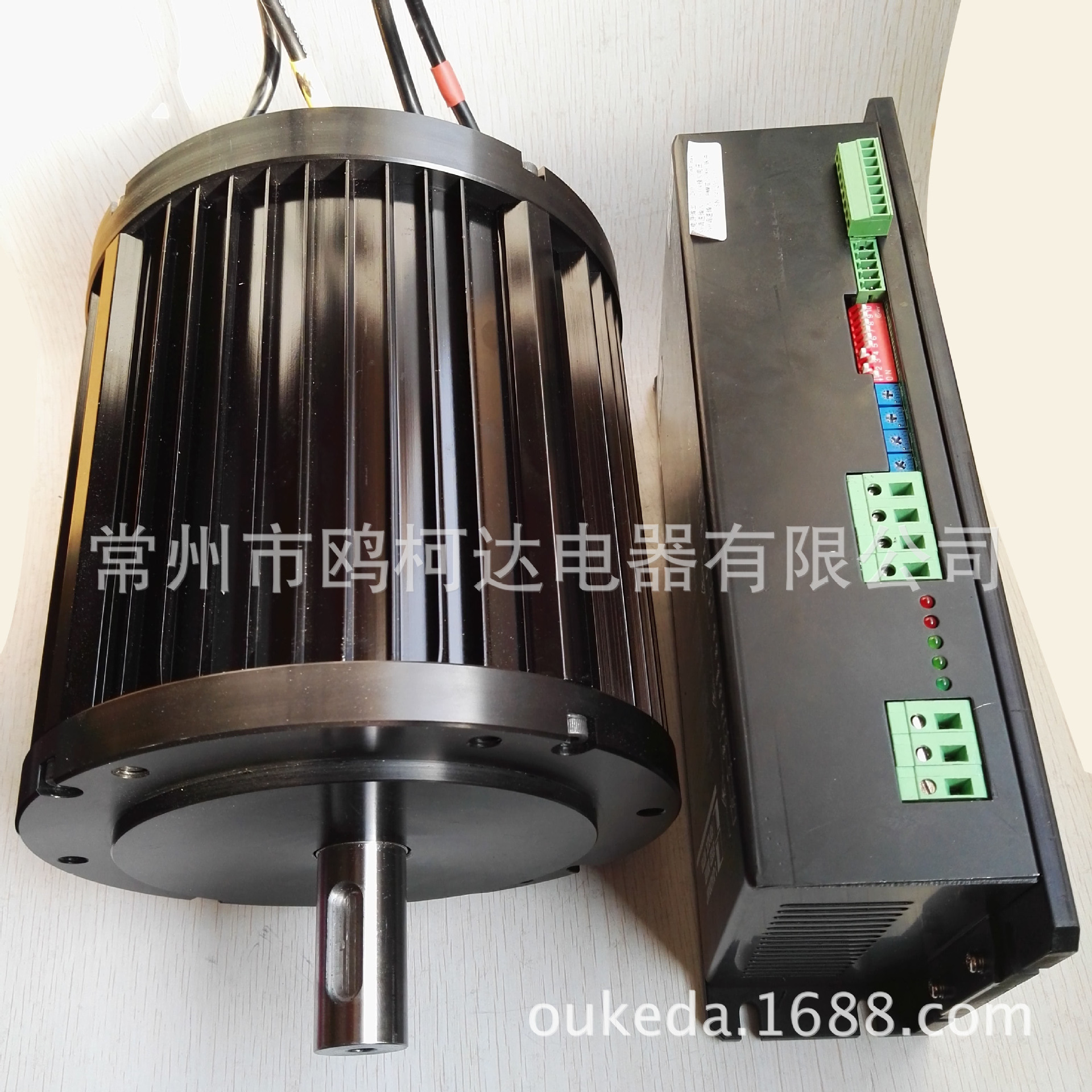 4KW8000rpm220V直流无刷高速电机 配驱动器 调速控制器 正反开关