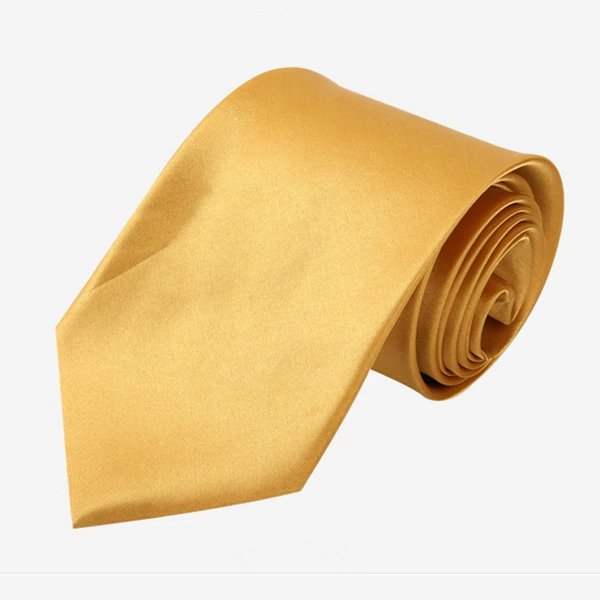 Tie (Yazhi) 8 cm Width, Handmade Business Necktie, Plain Satin Look, Multi-Color Options