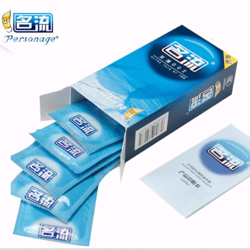 Celebrity to Thin 002 Dynamic Granules Vitality Thread Double Lubrication Stylish Ultra-Thin 3-Pack 10-Pack Condoms