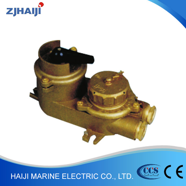 厂家直销 供应船用插头插座 船用10A铜质开关带插座CZKLS2-2/D