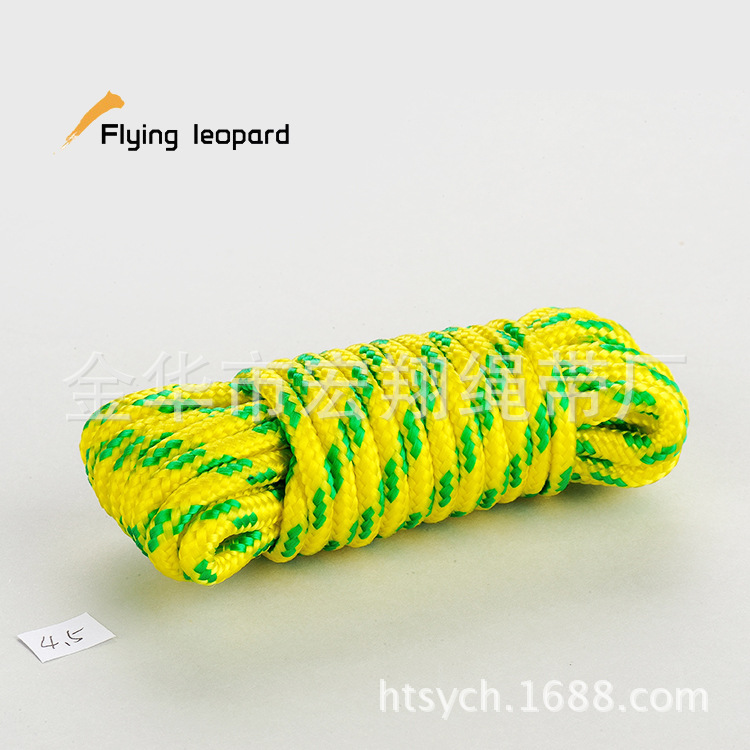 宏翔绳带厂家直销帐篷防风绳5mm夜光绳包芯涤纶绳天幕反光风绳子