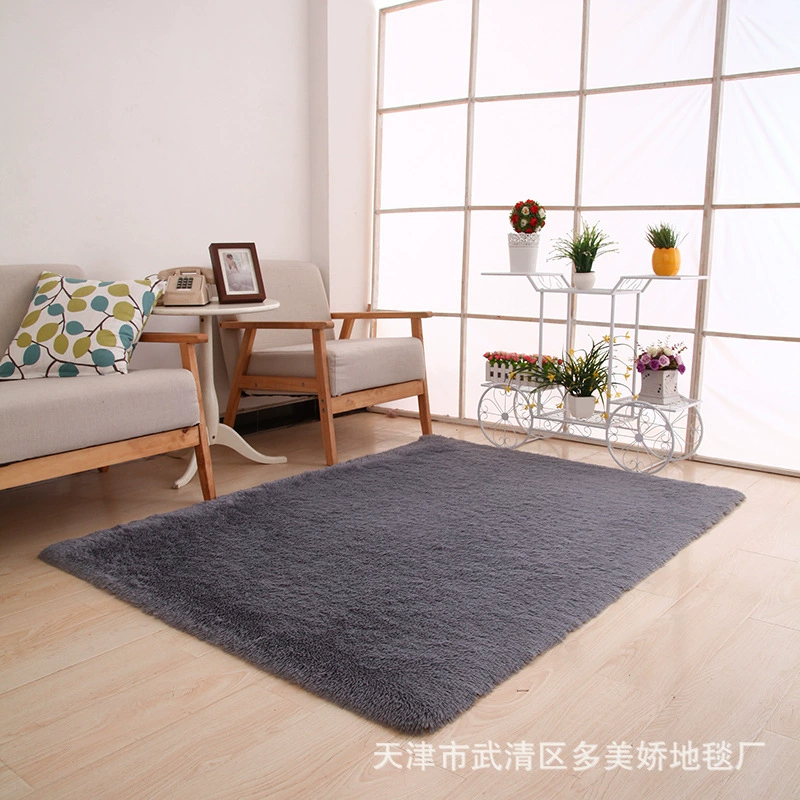 Carpet rug, silk-pile living room carpet, 4 cm total thickness, lightweight, multiple sizes