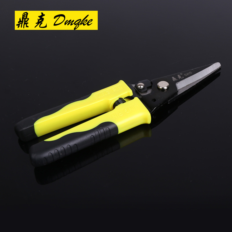 厂家批发 8寸直头多功能剪刀铁皮剪刀多用剪 电子剪五金工E18