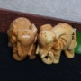 百财摆件柏木大象