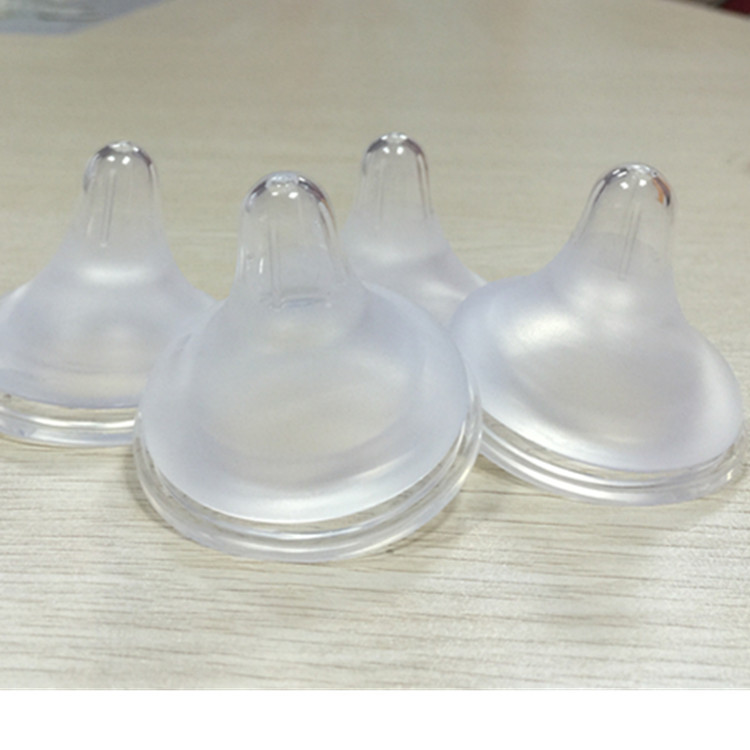 Boca ancha de silicona líquida pezón alimentación pezón práctica leche materna sentido real pezón engrosado pezón helado