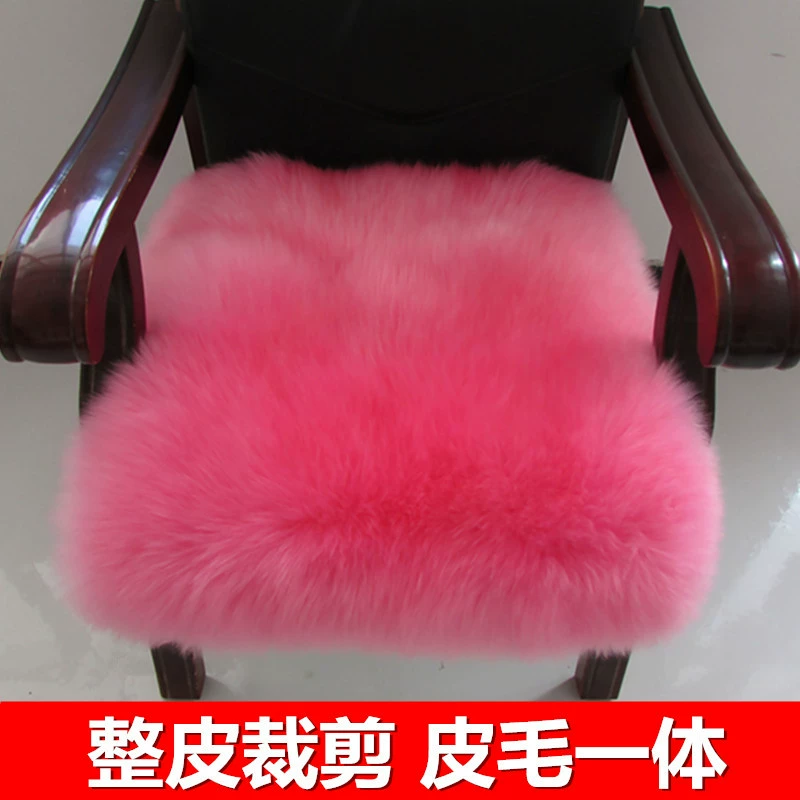 Встроенная подушка для дивана из чистой шерсти, Офисная теплая подушка, подушка для стула, зимняя утолщенная подушка для студенческого стула