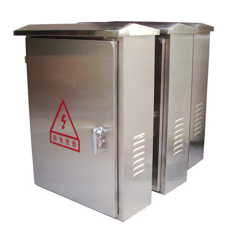 户外电箱不锈钢柜 不锈钢配电箱 户外防雨箱盘 白钢控制箱控制柜