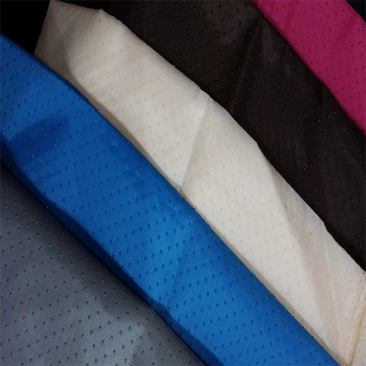 Точечная пластиковая ткань, товары для домашних животных, противоскользящая ковриковая ткань, ткань Оксфорд с покрытием 150D, противоскользящая ткань, прямая продажа с фабрики