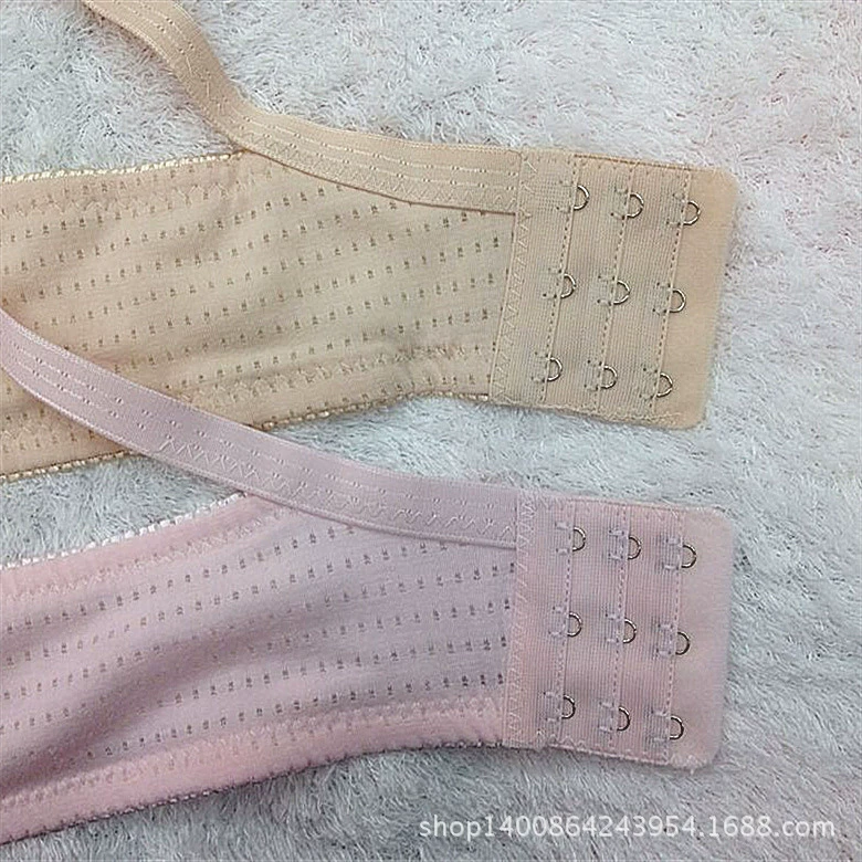 Thin breathable underwear for mother, wireless bra, for middle age, plus size